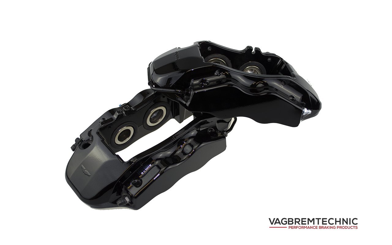 Vagbremtechnic Front Brake Kit - 4 Piston Brembo Caliper - 340x32mm OE Discs - T5/T6 Transporter, view 1