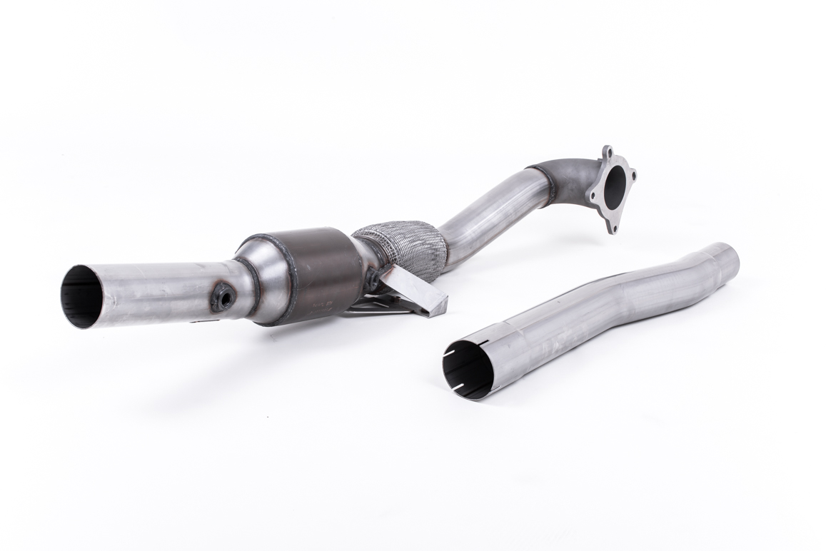 Milltek Downpipe Options - Audi TT Mk2 2.0TFSI (2wd) – De-Cat Downpipe (SSXAU349)