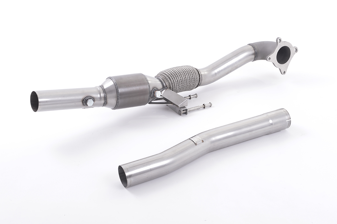 Milltek Downpipe Options - VW Golf Mk5 GTI and Edition 30 (For use with Milltek Race System Only) – Sports-Cat Downpipe (SSXAU312), view 1