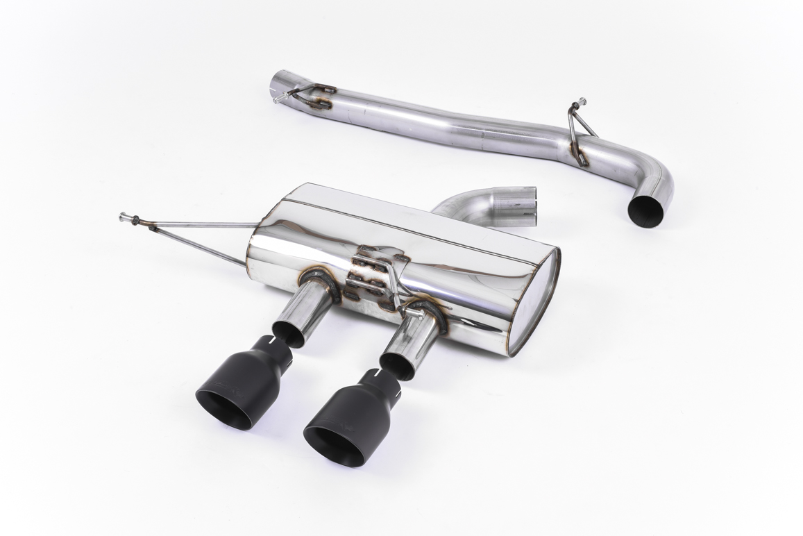Milltek 3.00" 'Race' Cat-Back Exhaust - VW Golf Mk6 'R' – Non-Resonated - Polished GT100 Tips (SSXVW218), view 1