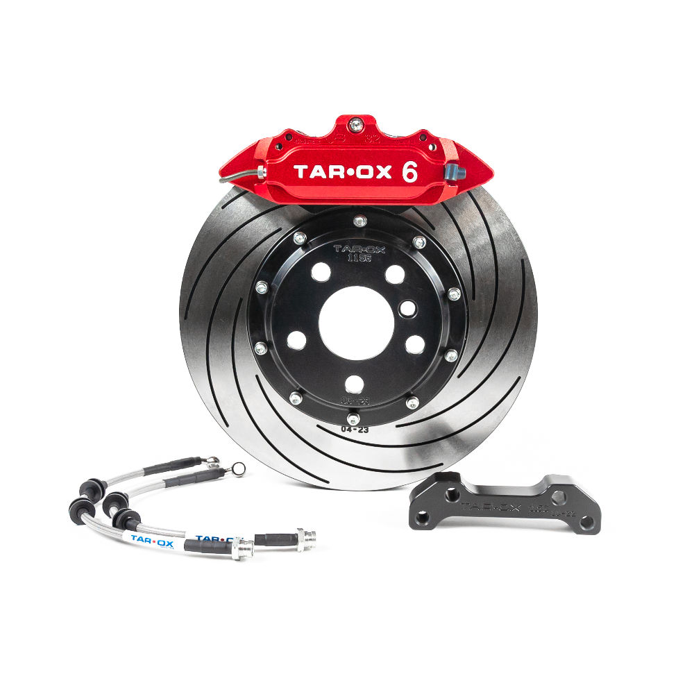 Tarox Front Big Brake Kit - Audi S1 - 330x26mm 2 piece – Red / D95 - Drilled only, view 1