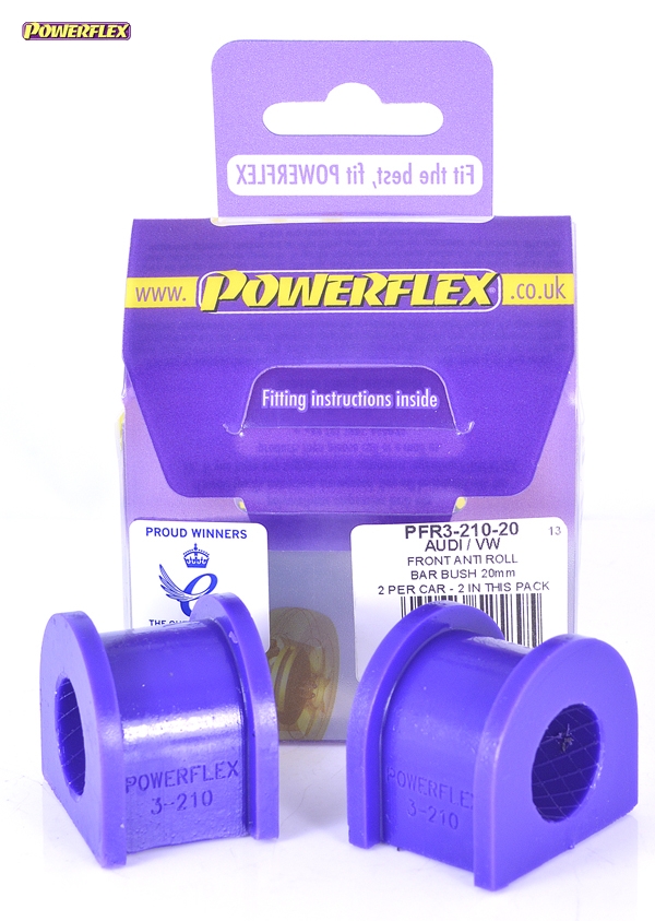 Powerflex Rear Anti Roll Bar Bush 22mm - A4 inc. Avant Quattro 4WD (2001-2005) - PFR3-210-22, view 1