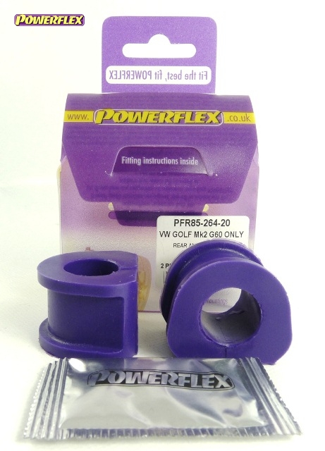 Powerflex Rear Anti Roll Bar Outer Mount 20mm - Golf Mk3 4WD Syncro (1993 - 1997) - PFR85-264-20, view 1