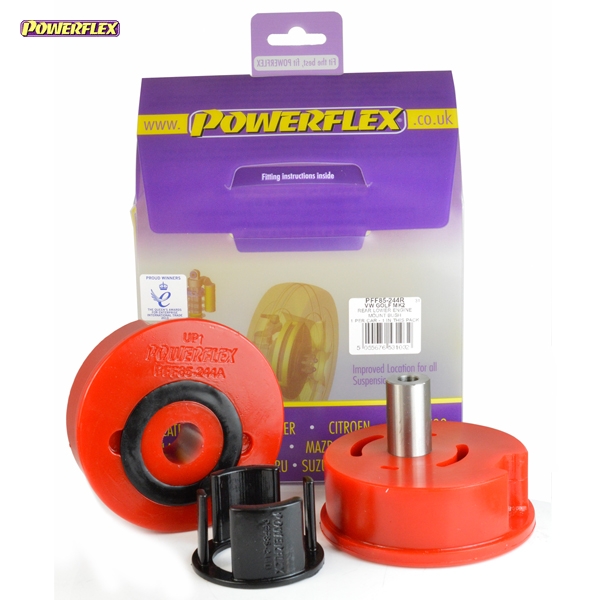 Powerflex Rear Lower Engine Mount Bush, Diesel - Jetta MK2 (1985-1992) - PFF85-244R, view 1