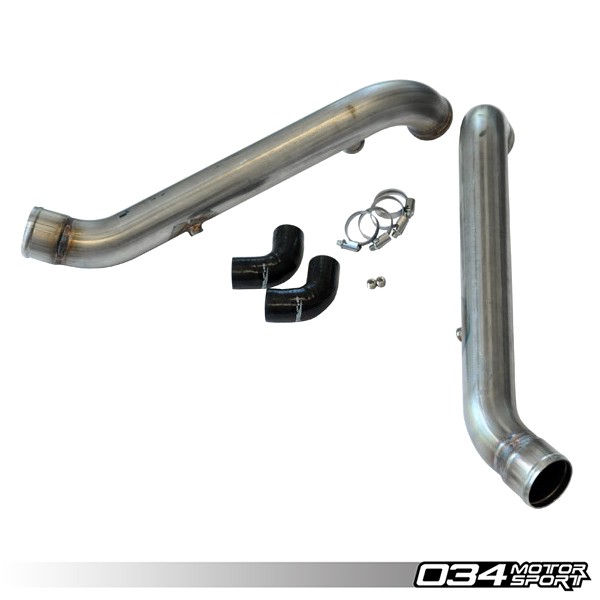 034Motorsport Stainless Steel Bipipe Set - 2.7T – Raw Stainless Steel (034-108-5001-RAW), view 1