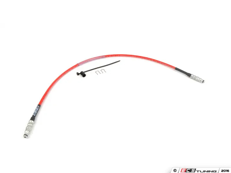 ECS Tuning Stainless Steel Clutch Hose - MQB 6 Speed Manual