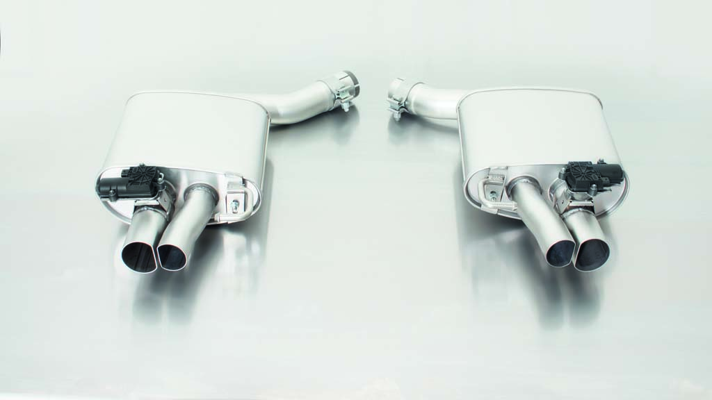 Remus Resonated Axle back System Left/Right with Integrated valves using the OE valve control system with Uses OE Tailpipes - RS7 4G 2013-, view 1