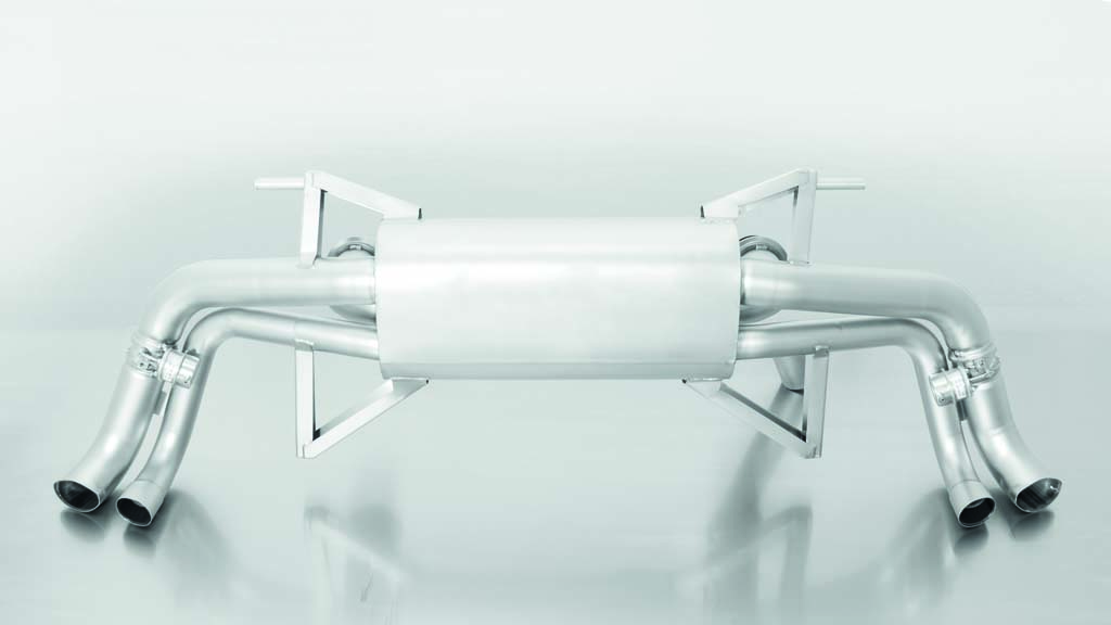Remus Rear Silencer Left/Right with vacuum operated valves controlled by OEM system with Uses OE Tailpipes - R8 Type 4S 5.2 FSI Plus 2015-, view 1