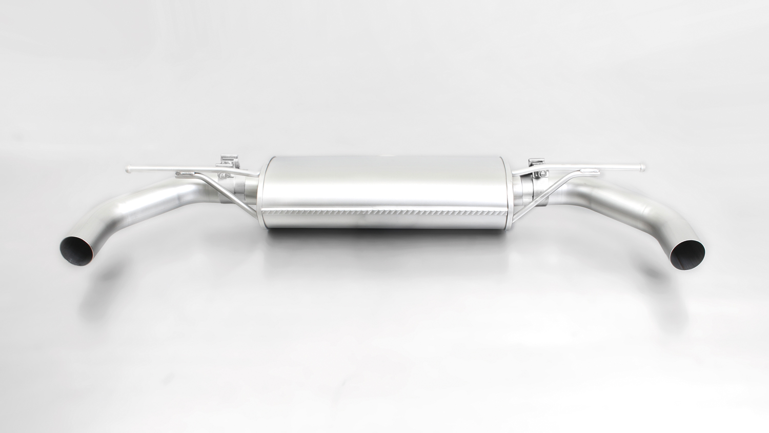 Remus Rear Silencer Left/Right with 2 tail pipes 142x72 mm angled/angled, chromed - Leon 5F 2.0 TSI Cupra 2014-