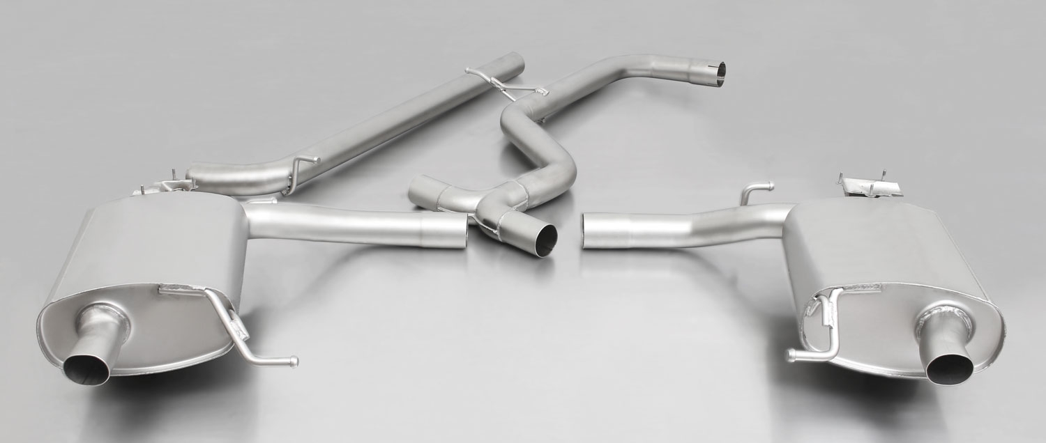 Remus Non-Resonated Cat back System Left/Right with Integrated valves including a Remus Sound Controller Module with Uses OE Tailpipes - Octavia Type 5E 2.0 TSI VRS 162 kW CHHB 2013-, view 1
