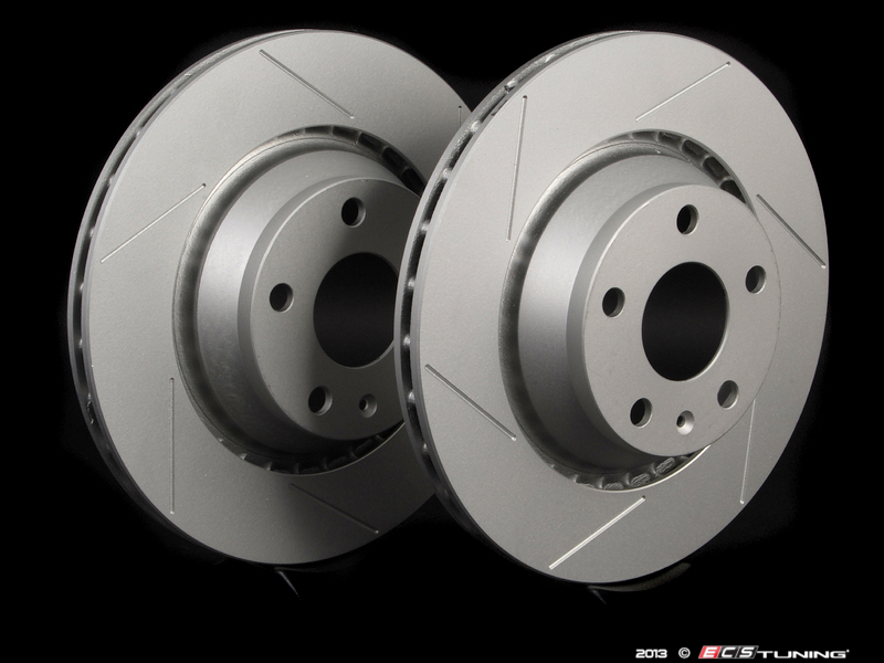 ECS Tuning - Slotted Rear Brake Discs for TTS/TTRS 8J