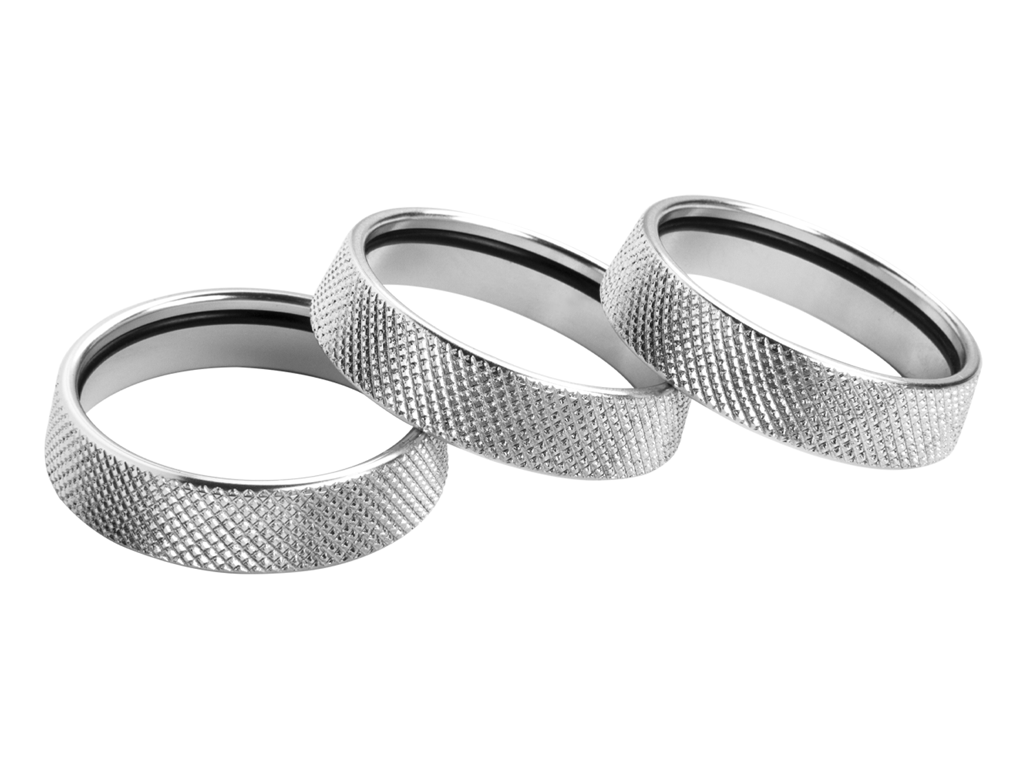 Leyo Motorsport Silver Billet Alloy Climatronic Rings