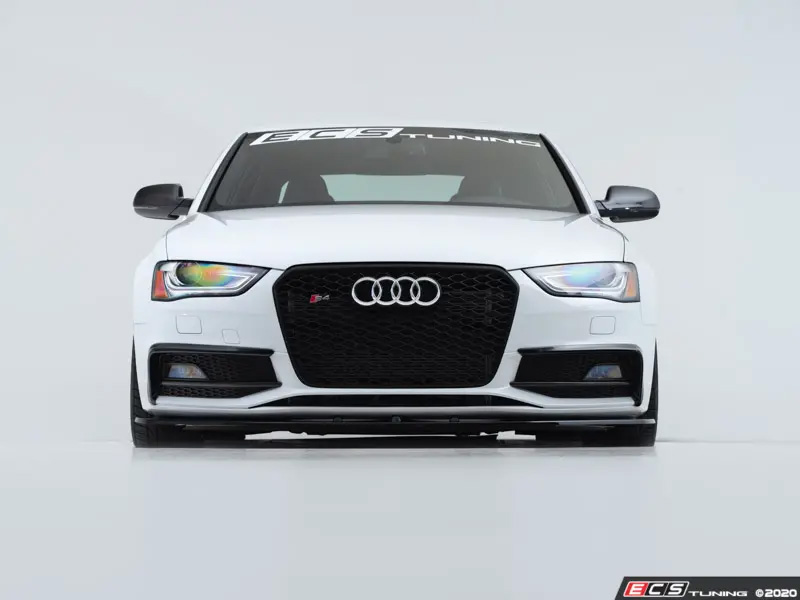 ECS Tuning Gloss Black Front Splitter - A4/S4 B8.5, view 1