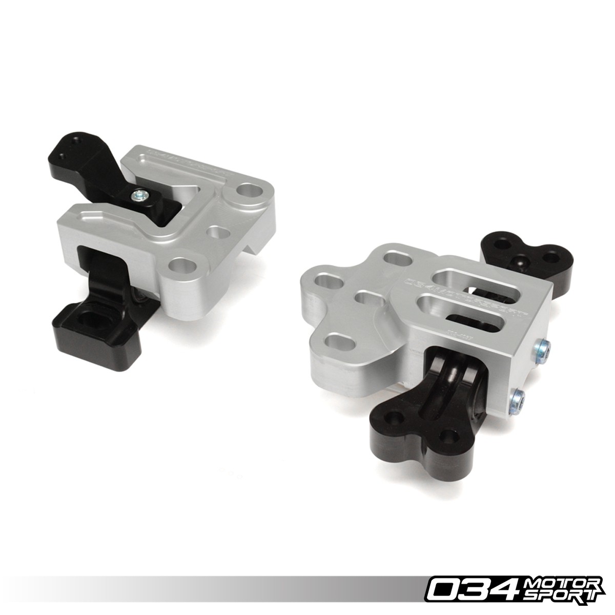 034Motorsport Streetsport Engine/Transmission Mount Billet Aluminium Pair - 8P A3 3.2, 8J TT 3.2, MK5 R32, view 1