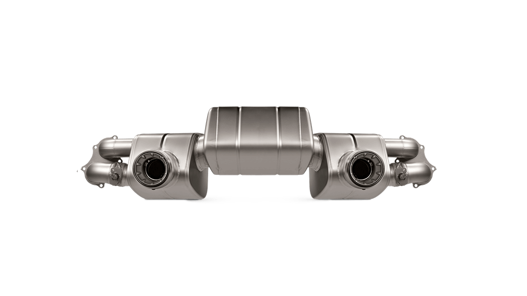 Akrapovic 'Slip-On Race Line' Titanium Exhaust System - Cayman 718 GT4