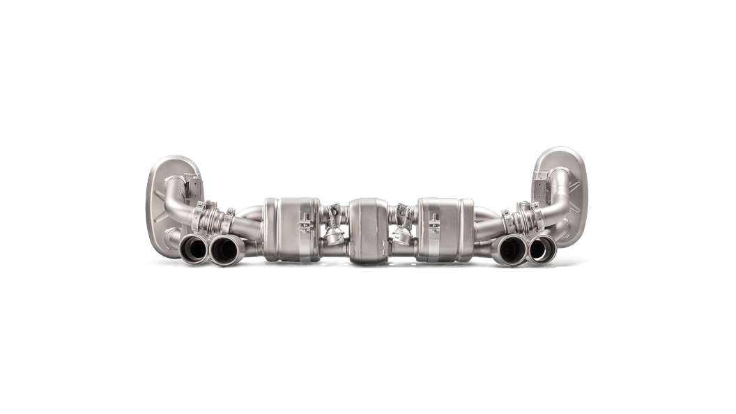 Akrapovic 'Slip-On Line' Titanium Exhaust System - 911 Carrera /S/4/4S/GTS (991), view 1