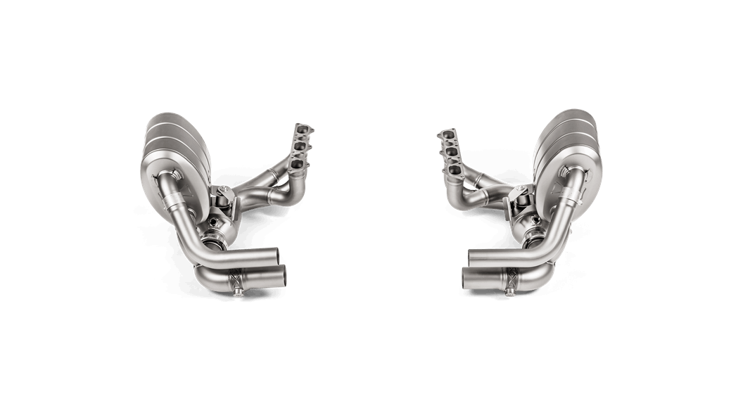 Akrapovic Evolution Header Set (Titanium) - 911 GT3 RS (991.2) - OPF/GPF, view 1