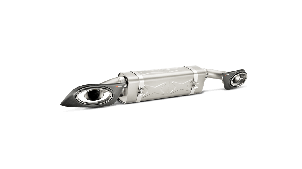 Akrapovic Slip on Line (Titanium) Exhaust System - 911 Turbo/Turbo S (991)