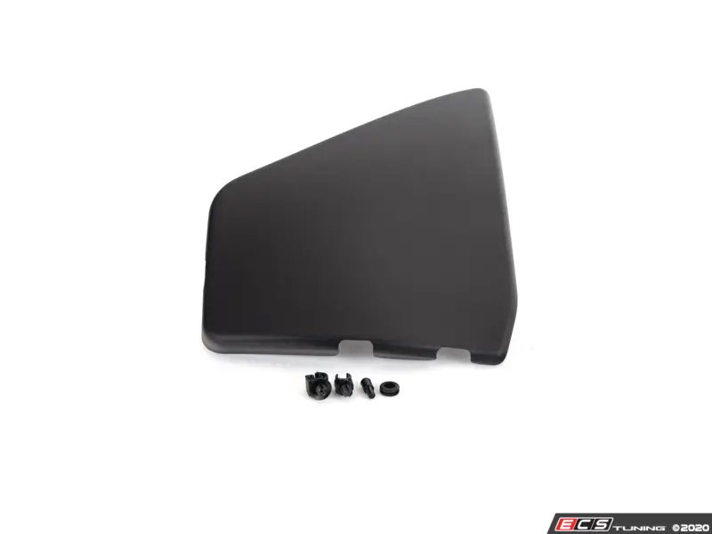 ECS Tuning Left Side Engine Bay Cover Matte Black - B8/B8.5 A4/A5, view 1