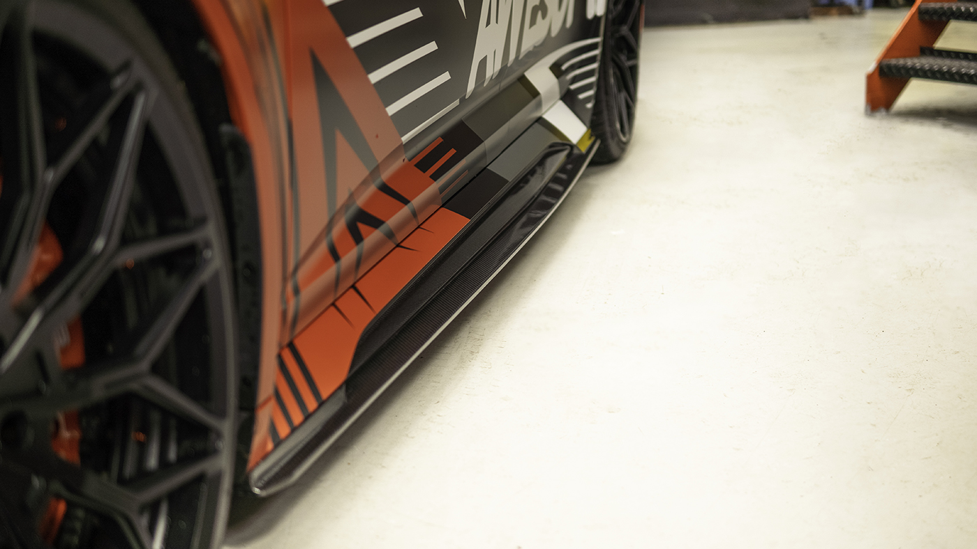 AP Design Dry Carbon Side Skirts - RS6 (C8), view 1