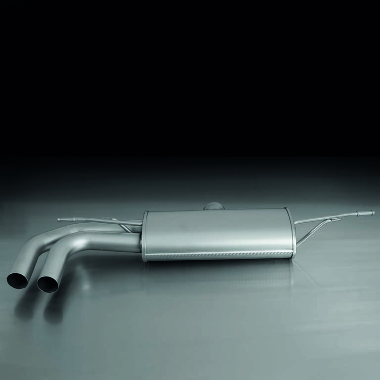 Remus Non-Resonated Cat back System 2 tail pipes 84 mm straight/carbon insert - A3 8V Hatchback 1.8 TFSI Quattro