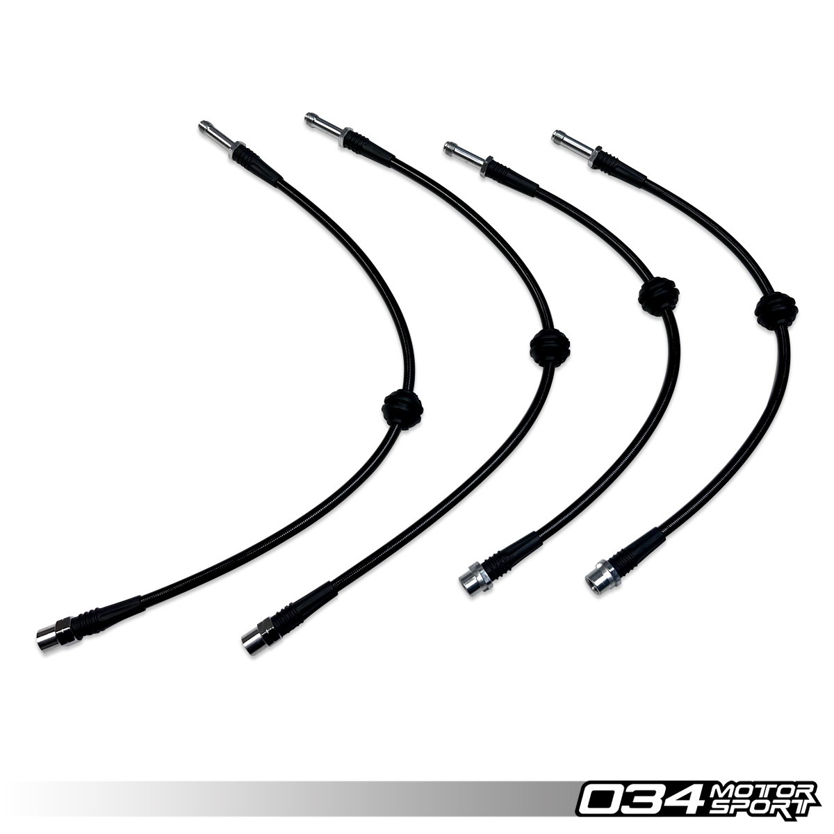 034Motorsport Stainless Steel Braided Brake Line Kit, B8/B8.5 S4/S5