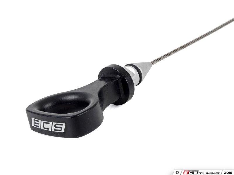 ECS Tuning Billet Oil Dipstick Black - A4 / A5 2.0TFSI (B8) upto 2012 – Polished Silver (ES3138260), view 1