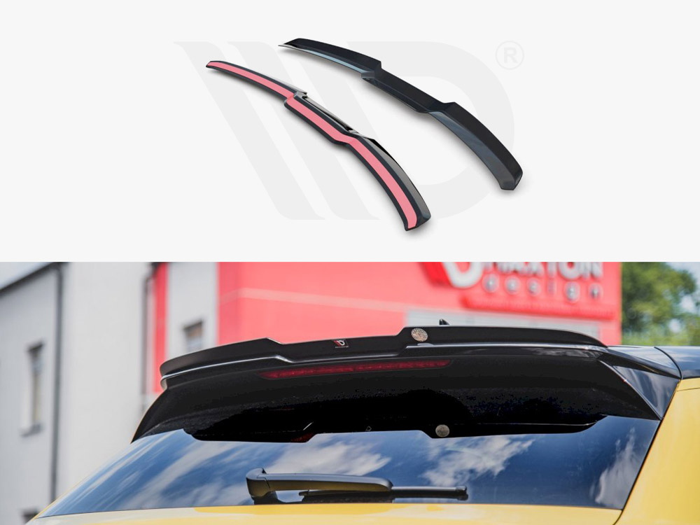 Maxton Design Gloss Black Spoiler Cap Audi A1 S-Line Gb (2018-), view 1