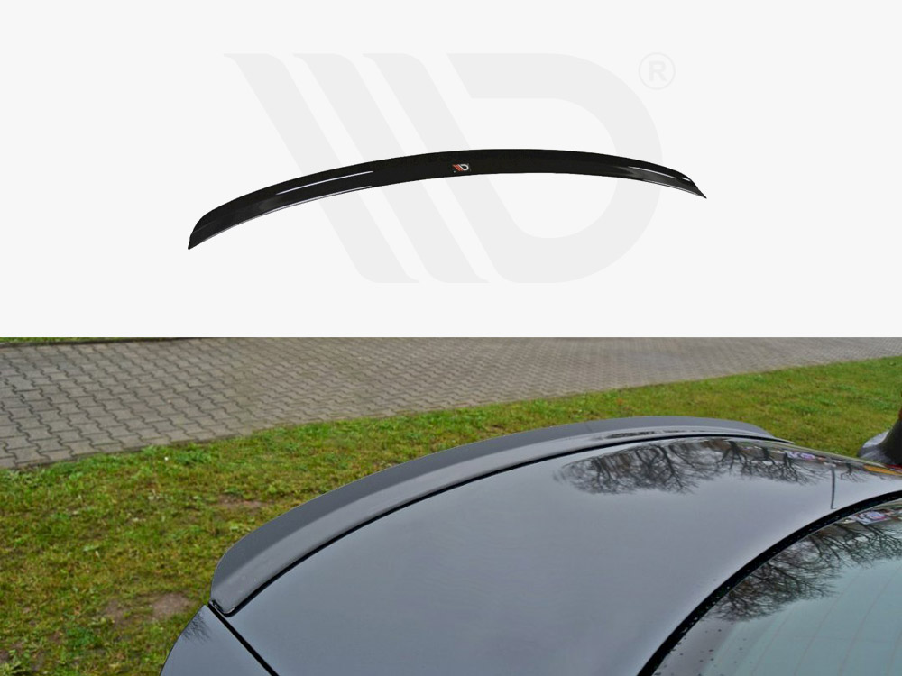 Maxton Design Gloss Black Spoiler Cap Audi A4 B9 S-Line Sedan (2015 - 2019), view 1