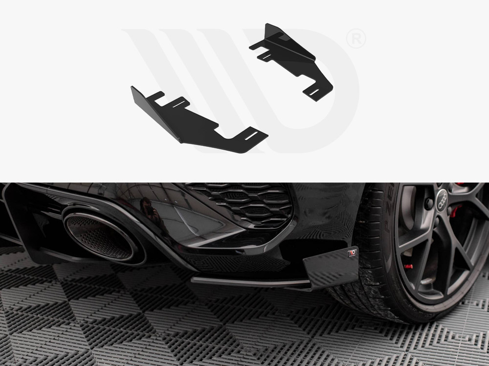 Maxton Design GLOSS FLAPS Rear Side Flaps Audi RS3 Sportback 8Y (2020-), view 1