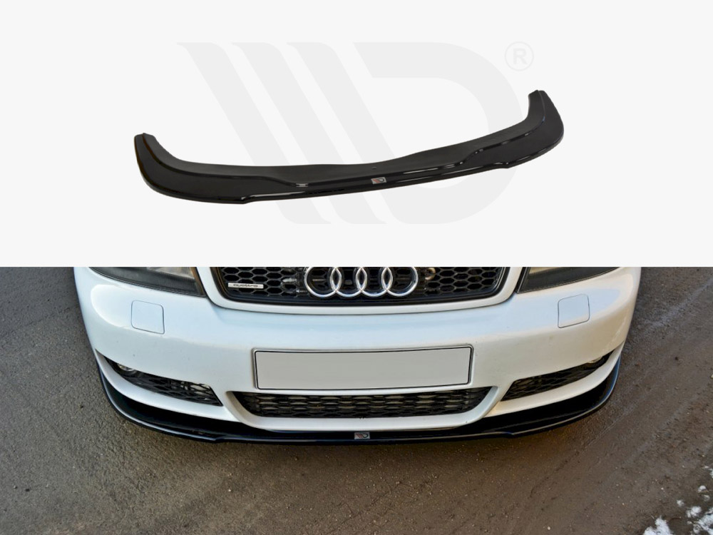 Maxton Design Gloss Black Front Splitter Audi Rs4 B5 (1999-2001), view 1