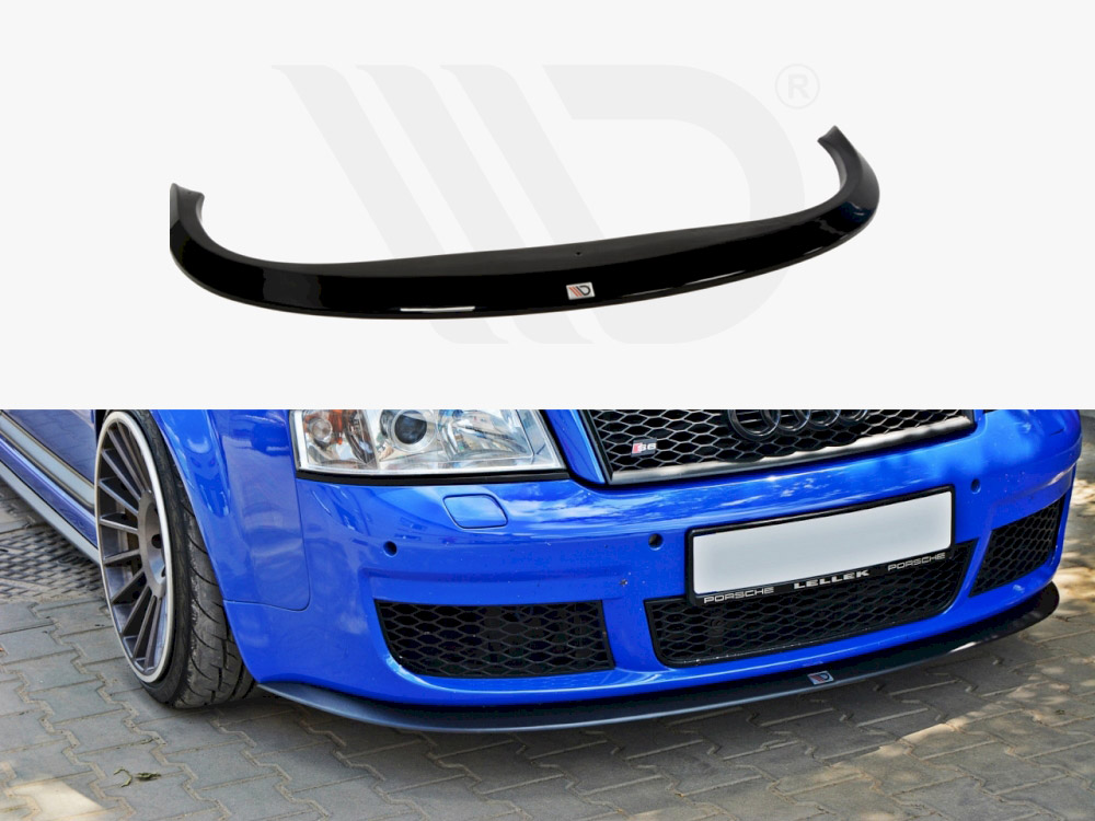 Maxton Design Gloss Black Front Splitter Audi Rs6 C5 (2002-2004), view 1