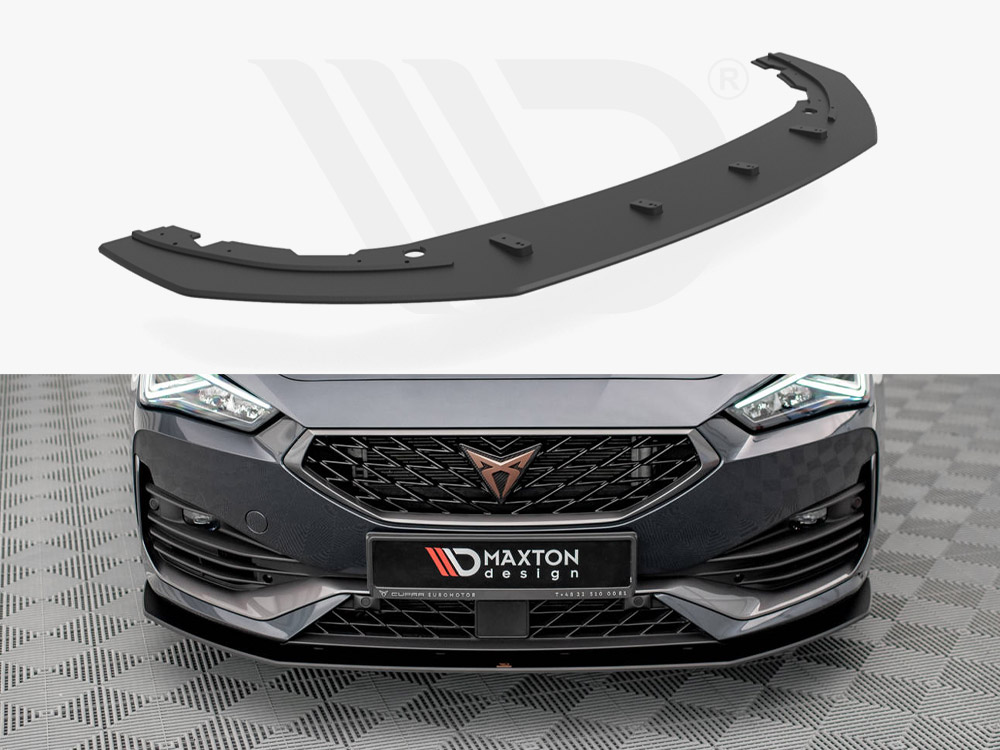Maxton Design Black Street Pro Front Splitter Cupra Leon (2020-), view 1