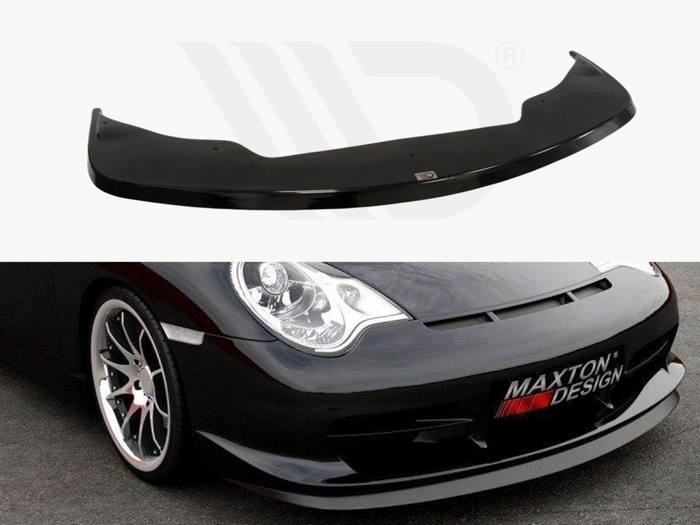 Maxton Design Gloss Black Front Splitter Porsche 911 Gt3 (996.2) (1999-06), view 1
