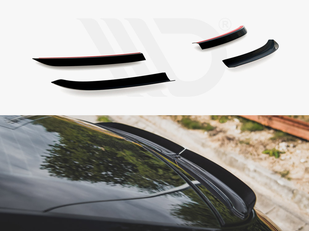 Maxton Design Gloss Black Spoiler Cap Porsche Panamera Turbo 970 Facelift (2013-2016), view 1