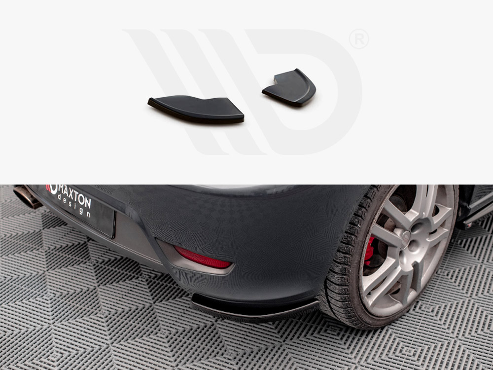 Maxton Design Gloss Black Rear Side Splitters Seat Ibiza Cupra Mk3 (2004-2008), view 1