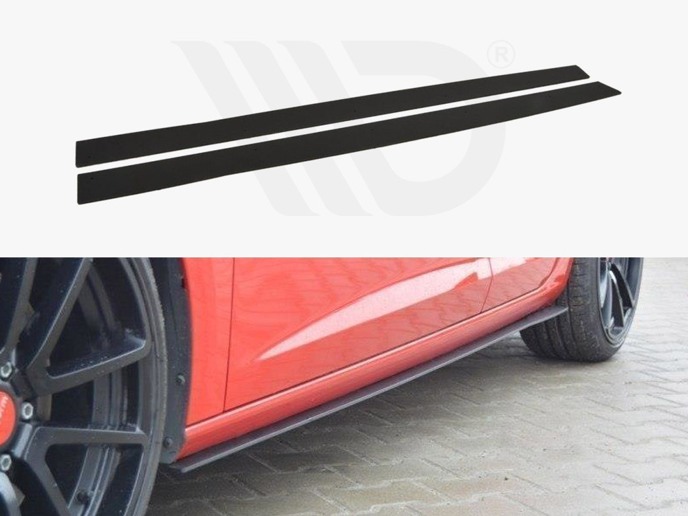 Maxton Design Racing Side Skirts Diffusers Seat Leon Iii Cupra / Fr, view 1