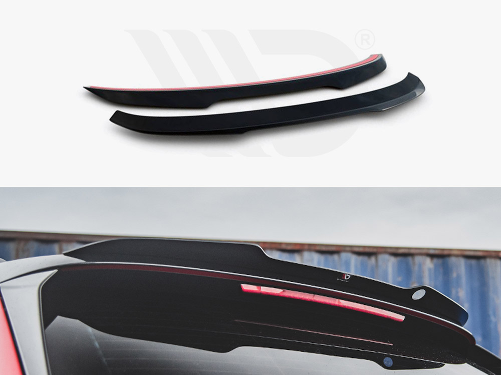 Maxton Design Gloss Black Spoiler Cap Skoda Kamiq (2019-), view 1