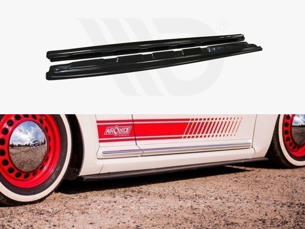 Maxton Design Gloss Black Side Skirts Diffusers VW Beetle (2011-2015), view 1