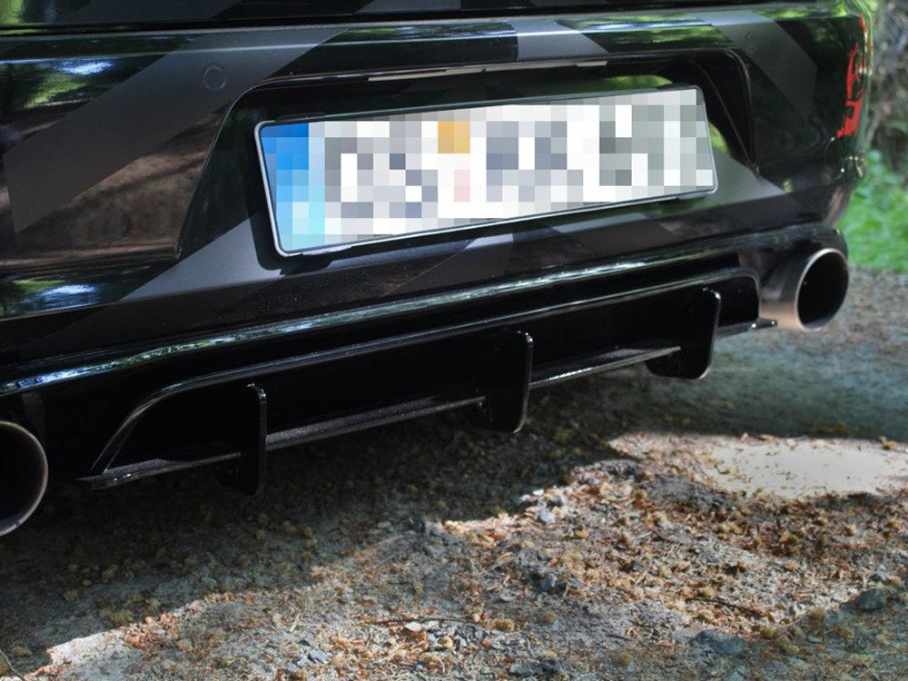 Maxton Design Rear Diffuser VW Mk7 GTI Clubsport (2016-2017), view 1