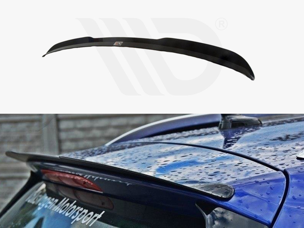 Maxton Design Gloss Black Spoiler Extension VW Golf Mk7 R/ Mk7.5 R Estate (2013-2019), view 1