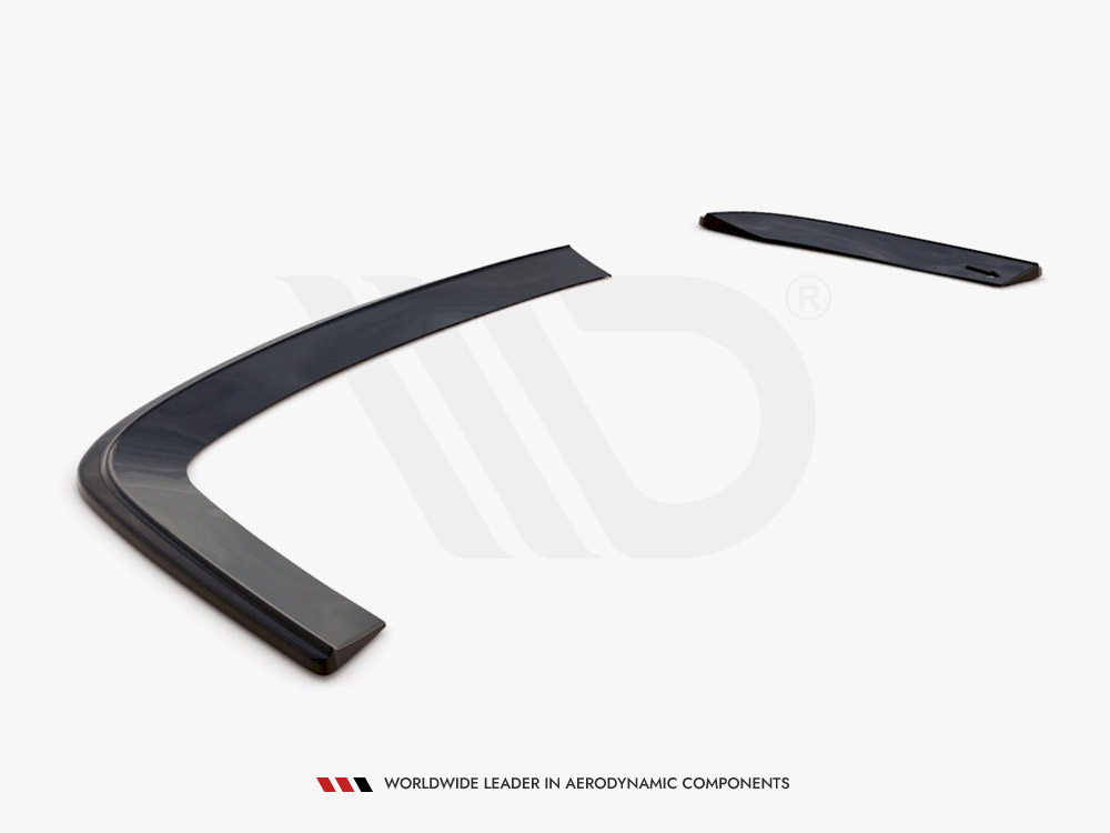 Maxton Design Gloss Black Rear Side Splitters VW Jetta Mk6 Sedan Preface (2011-2014)