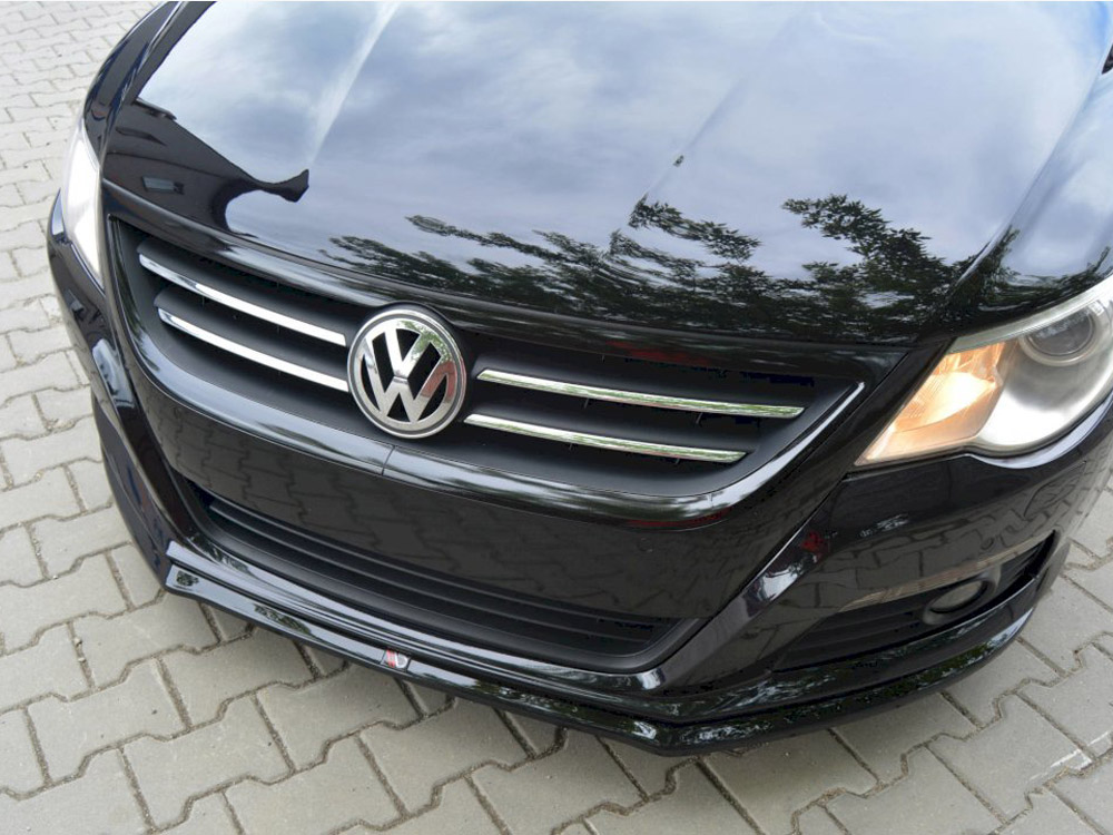 Maxton Design Gloss Black Front Splitter V.2 VW Passat Cc Standard (2008-2012), view 1