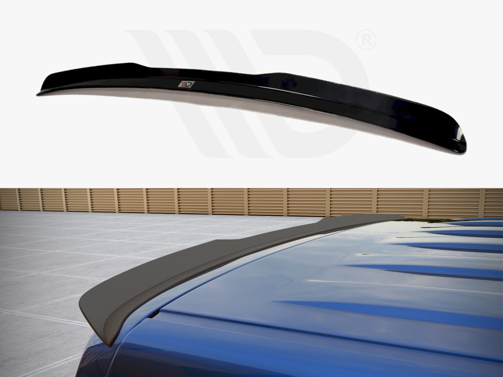 Maxton Design Gloss Black Spoiler Extension VW T6 (2015-19), view 1