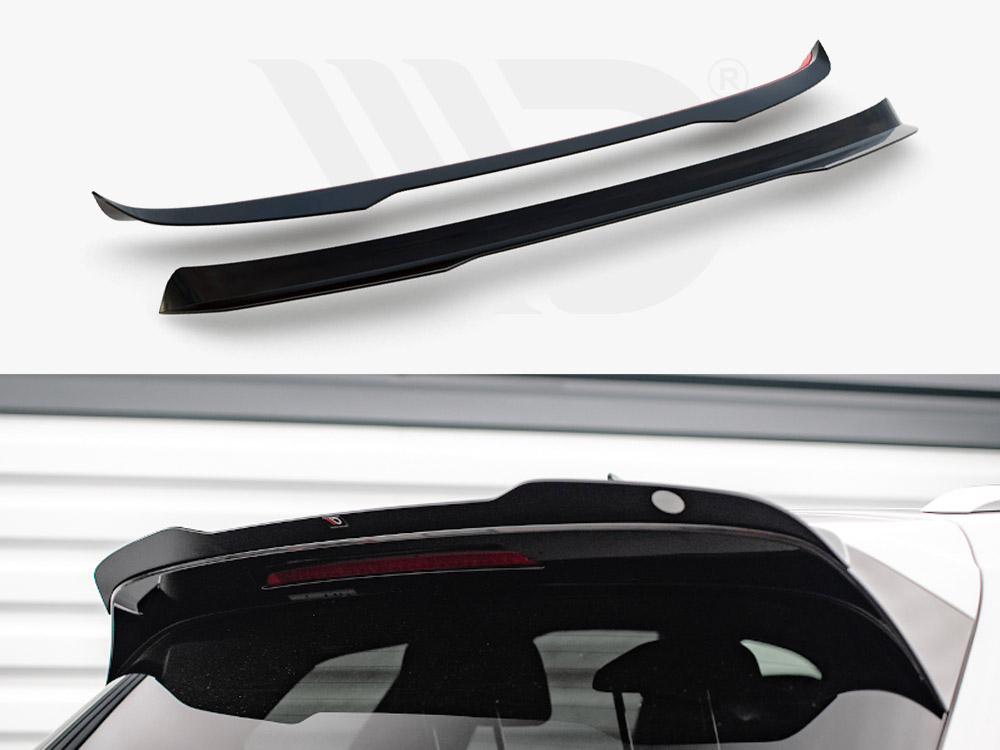 Maxton Design Gloss Black Spoiler Cap VW Touareg R-Line Mk3 (2018-), view 1