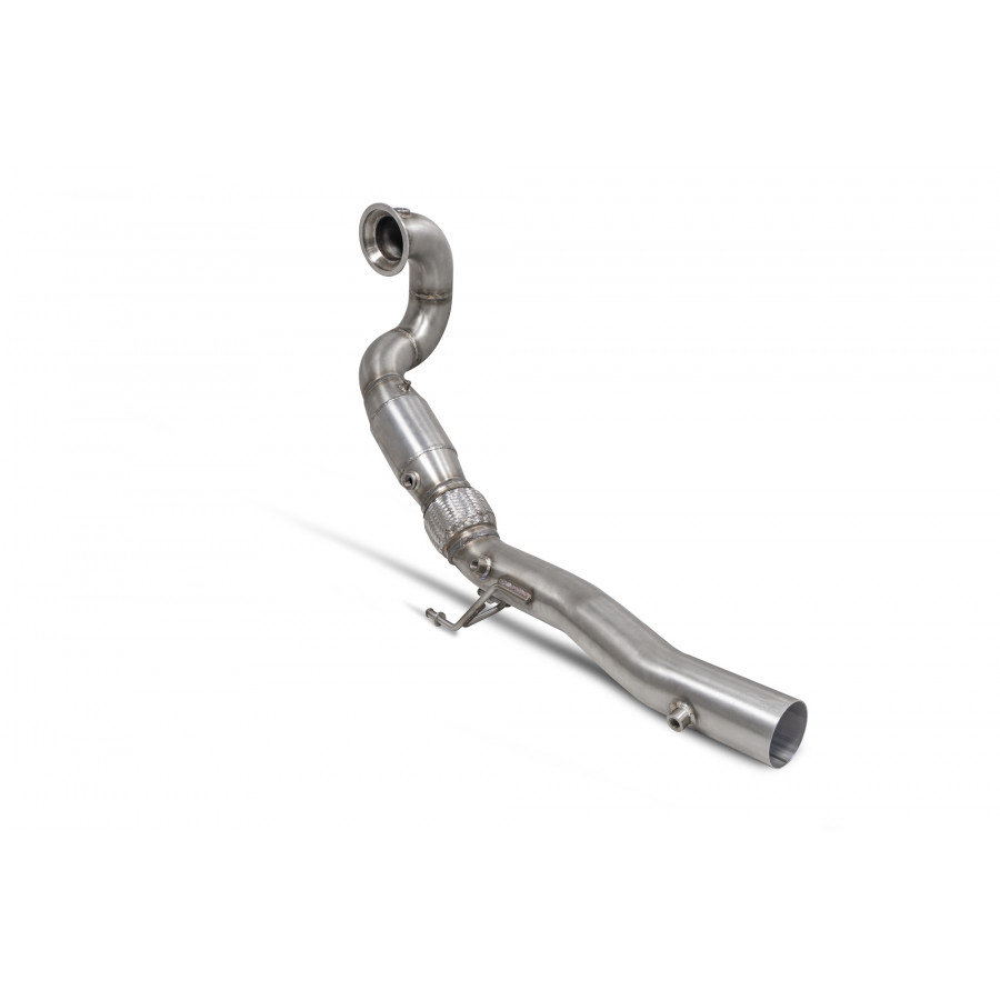 Scorpion Downpipe with high flow sports catalyst - Golf GTI MK8 & Mk8.5 including Clubsport