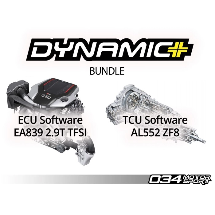 034Motorsport Dynamic+ ECU and Gearbox Software Bundle - EA839 2.9T TFSI / AL552 ZF8 – Stage 1 ECU + Stage 1 TCU - Installed at Awesome with Power Runs