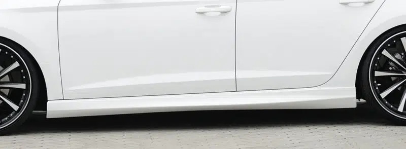 Rieger Side Skirts Satin Black - Mk3 Leon (5F) Cupra/FR 5-Door & ST Models, view 1
