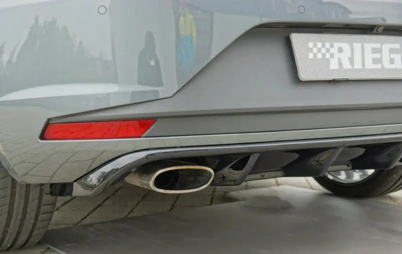 Rieger Rear Diffuser Satin Black - Leon Cupra (2014-17), view 1
