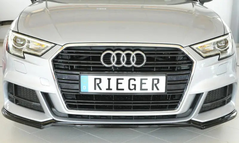 Rieger Front Splitter Gloss Black - S3 & A3 S-Line Hatch